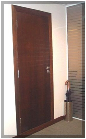 Porta Acústica em Madeira Porta Acústica em Madeira